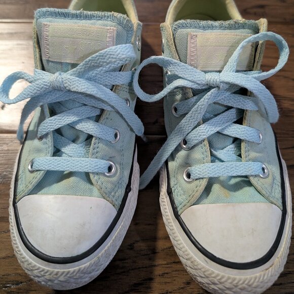 Kids Converse Madison sneakers aqua size 1 - Picture 2 of 15